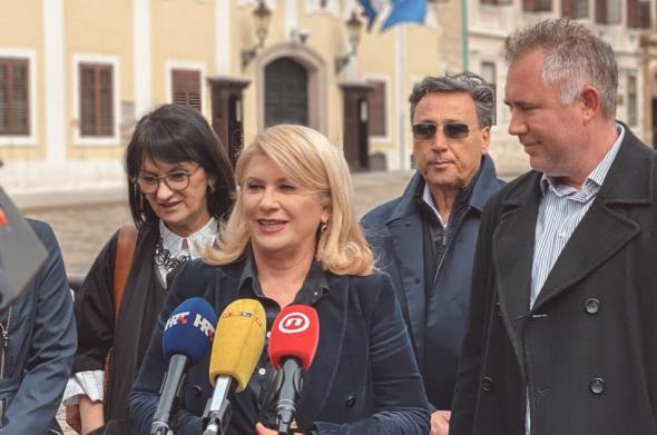 Škare Ožbolt predala jučer kasno popodne listu za gradonačelnicu Zagreba i za Skupštinu