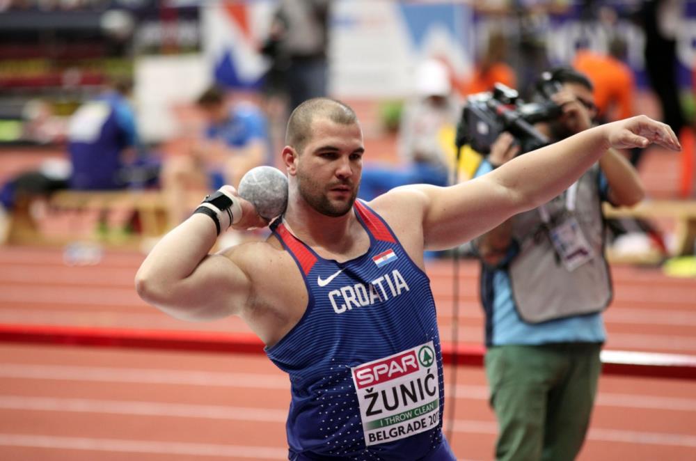 Atletika: Hrvatski rekord Stipe Žunića u bacanju kugle