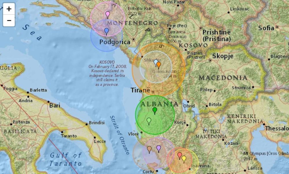 Potres jačine 5,1 u Albaniji