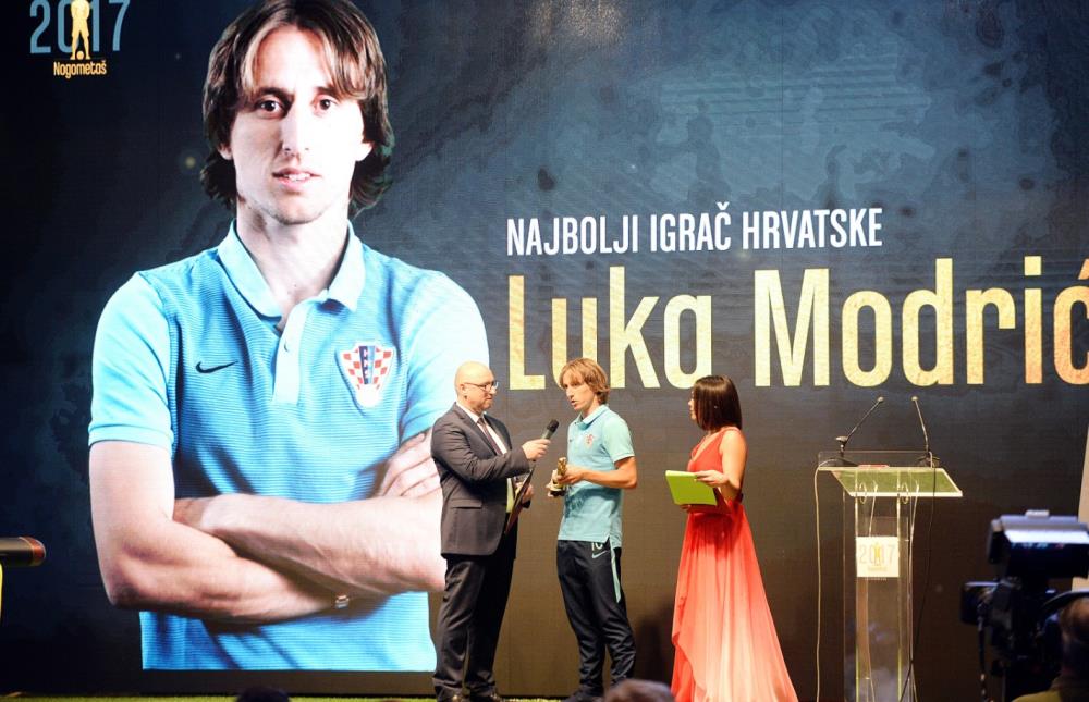 Luka Modrić peti put dobitnik Trofeja Nogometaš
