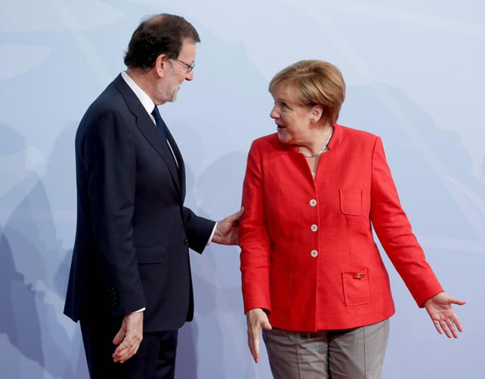 Merkel u razgovoru s Rajoyem poduprla jedinstvenu Španjolsku