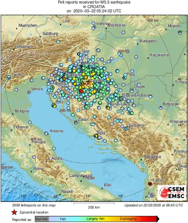 Veliki potres pogodio Prigorje, potom i nekoliko slabijih