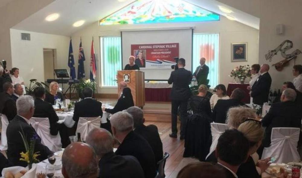 Predsjednica RH počela posjet Australiji susretom s predstavnicima hrvatske zajednice