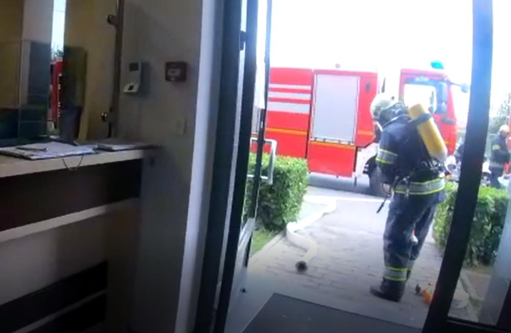 Vježba evakuacije zbog požara u Domu Medimar