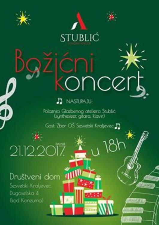 Božićni koncert glazbenog ateliera Stublić