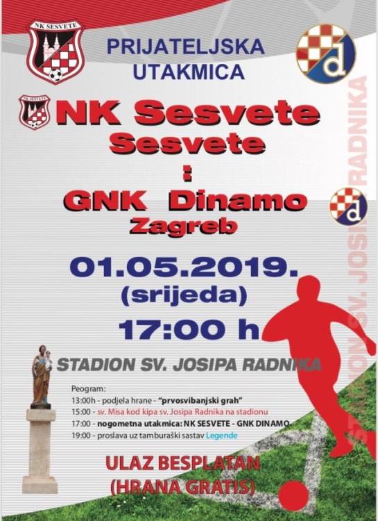 NK Sesvete poziva sve građane na proslavu Dana kluba, stižu Dinamo i Bandić