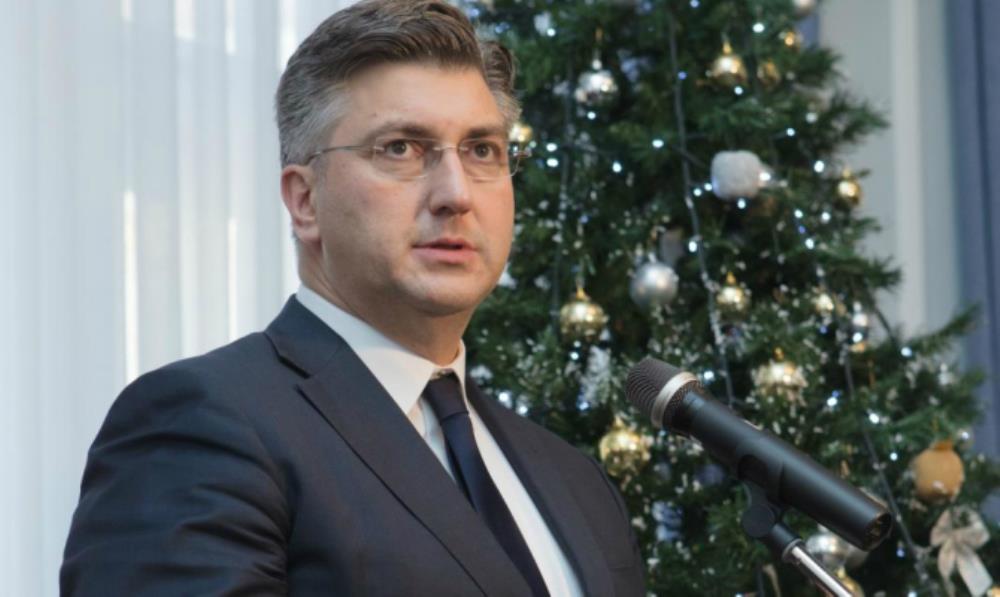Premijer Plenković uputio novogodišnju čestitku svim građanima Hrvatske