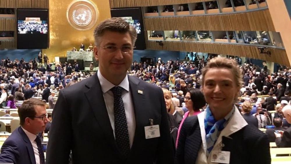 Plenković drži prvi govor pred Općom skupštinom UN-a