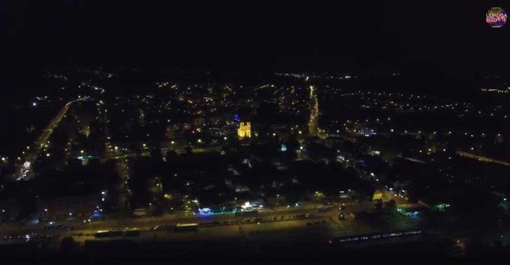 (video) Sesvete noću iz zraka