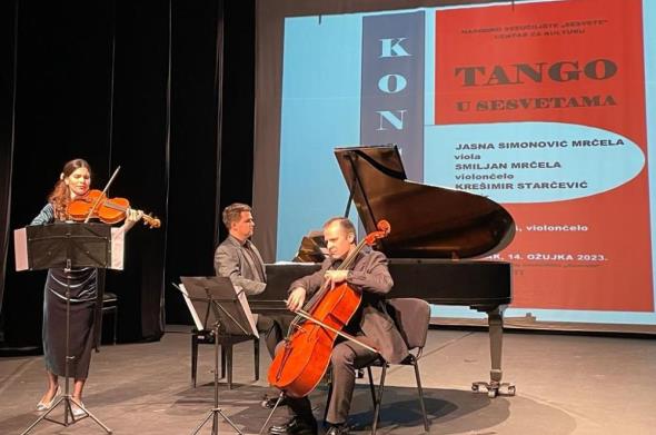 Izvrsni glazbenici klavirskog tria održali sjajan koncert "Tango u Sesvetama"