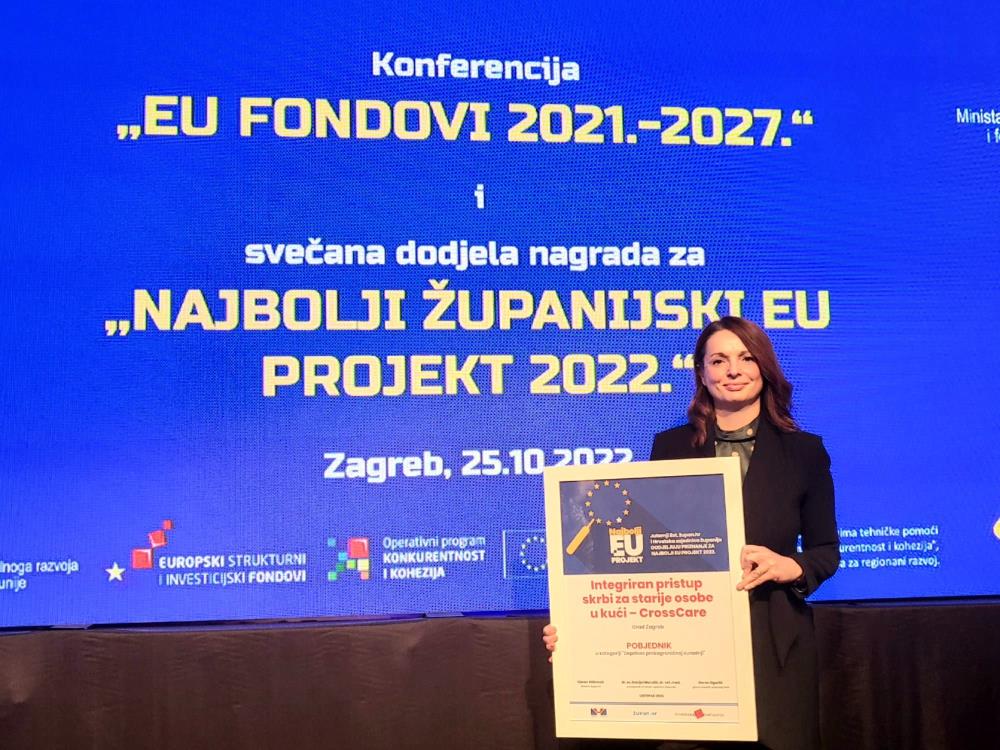 Gradu Zagrebu uručena 1. nagrada za „Najbolji županijski EU projekt 2022.“