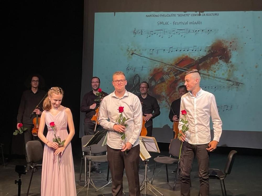 U sklopu SMUK-a održan koncert Zagrebačkog kvarteta i mladih sesvetskih glazbenika