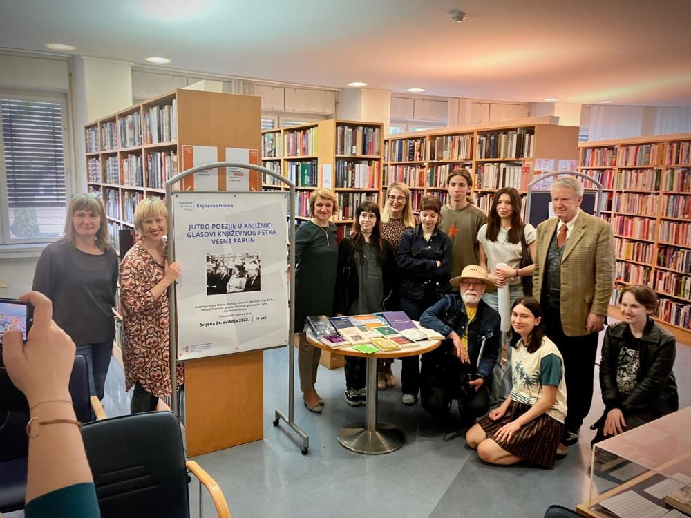 Na Jutru poezije u Knjižnici: Glasovi književnog petka Vesne Parun sudjelovao i Muzej Prigorja