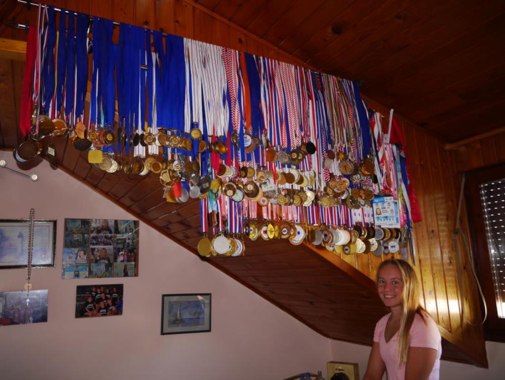 Sesvećanka Martina Andrašek, najbolja hrvatska plivačica 