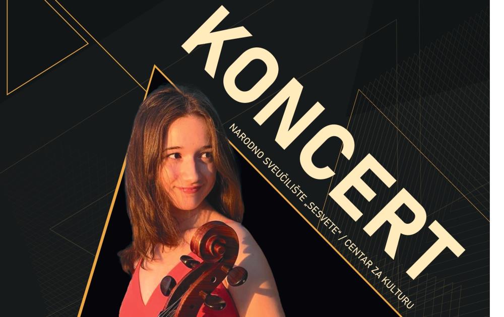 Dora Kuleš  kao solistica i članica Nota Bene  tria na koncertu ovog petka u Sesvetama