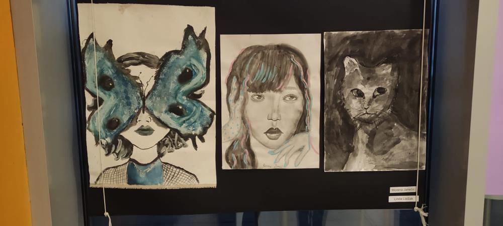 "Slikanje moj izbor", izložba dječjih radova "Ostvarenja otvorena u Knjižnici Jelkovec