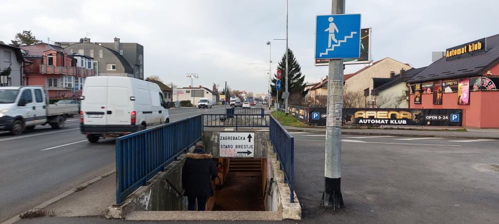 Sesvetski pothodnik na Zagrebačkoj i dalje je zapušten i oštećen