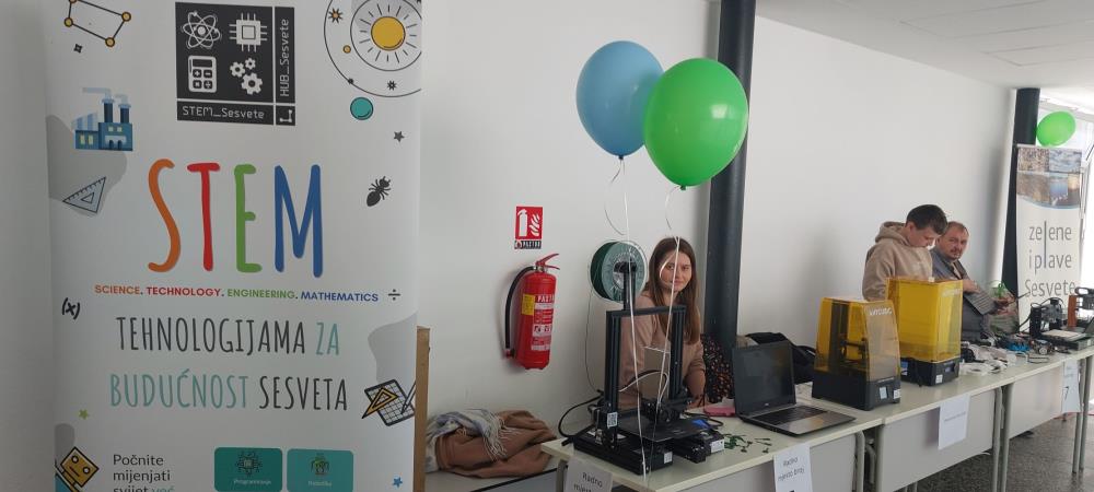 Na STEM sajmu u Zagrebu Sesvećani se dostojno predstavili svojim STEM projektom