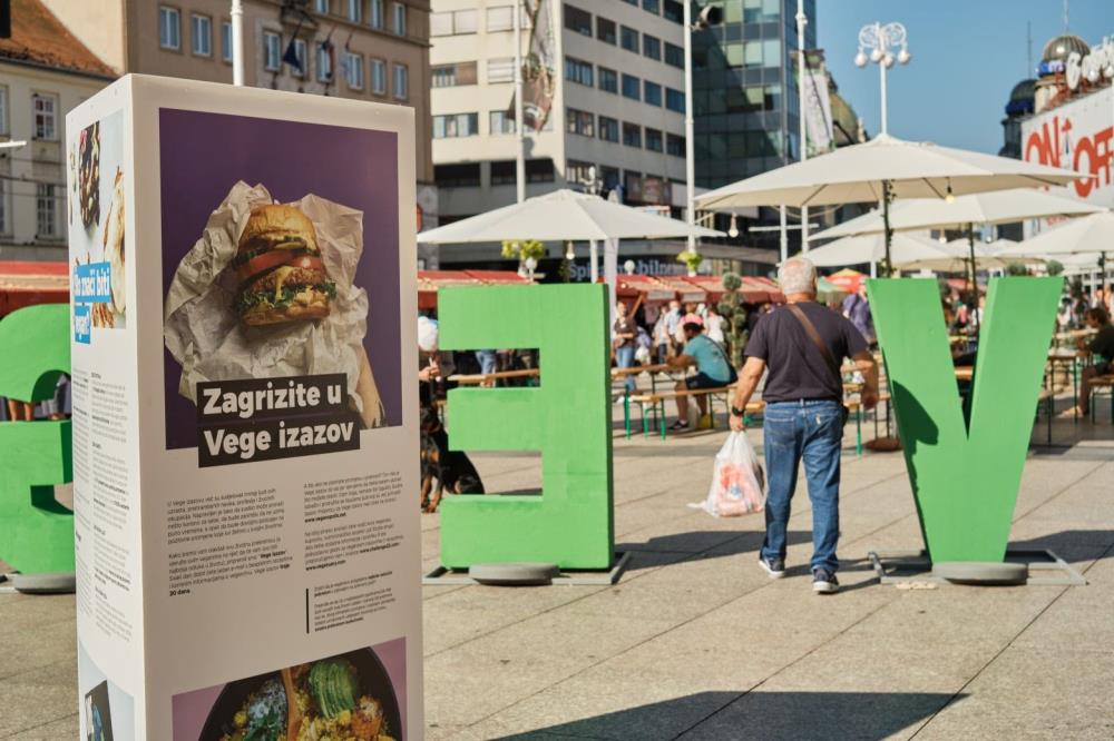 VegeSajam, Veganski proizvodi na Trgu bana Jelačića