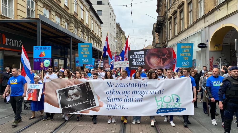 U Zagrebu održan hod za život